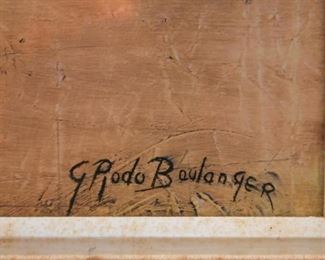 Framed G. Rodo Boulanger Print