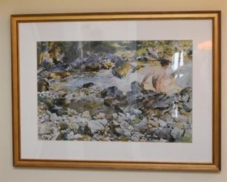 Framed Watercolor / Artwork, Signed by Artist
