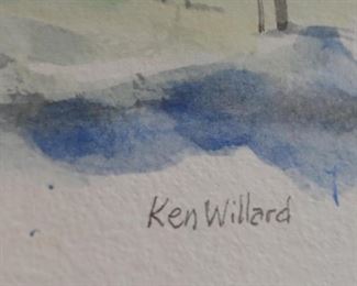 Framed Watercolor / Artwork, Signed by Artist