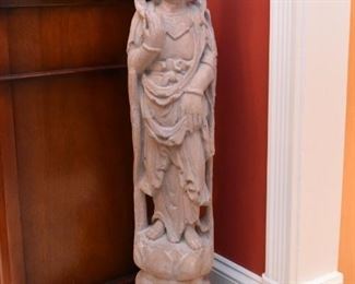 Chinese Guanyin Statue (Clay / Pottery)