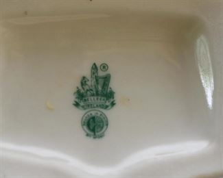 Belleek Owl Vase