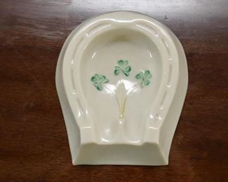 Belleek Shamrock Ashtray