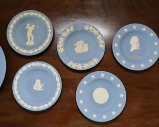 Wedgwood Jasperware Miniature Plates & Ashtrays