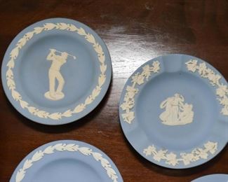 Wedgwood Jasperware Miniature Plates & Ashtrays