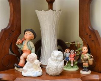 Lenox Vase, Hummels, Figurines