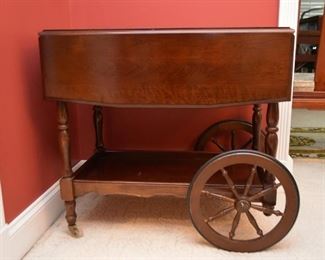 Vintage Tea Cart / Butler's Cart (Drop Leaf)