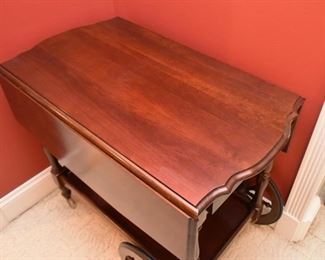 Vintage Tea Cart / Butler's Cart (Drop Leaf)