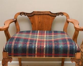 Antique Low Back / Vanity Chair
