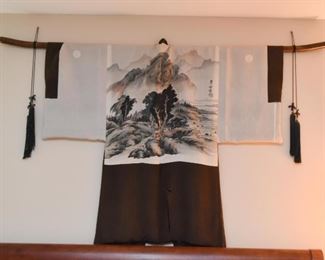 Hand Painted Japanese Haori / Kimono Jacket