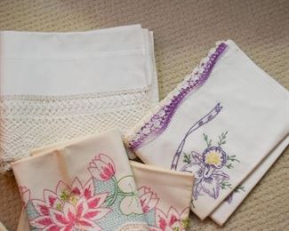 Embroidered Pillow Cases
