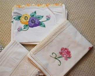 Embroidered Pillow Cases
