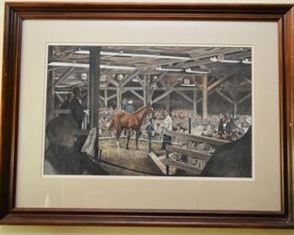 Framed Art Print (Horses)