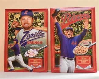 2016 Baseball Championship Cereal Boxes