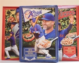 2016 Baseball Championship Cereal Boxes