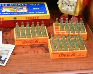 Miniature Toy Coca Cola Bottles