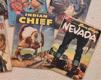Vintage Comics / Comic Books (Zane Grey, Indian Chief, Lone Ranger, Little Lulu, Etc.)