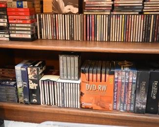 CD's & VHS Tapes