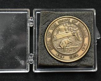 Seal of Indiana Medallion