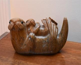 Stone Carving / Sculpture (Otters)