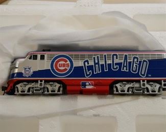 Chicago Cubs World Series Commemorative Train Set (by Hawthorne Village)