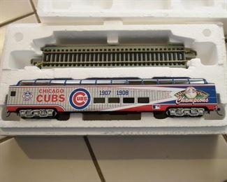 Chicago Cubs World Series Commemorative Train Set (by Hawthorne Village)