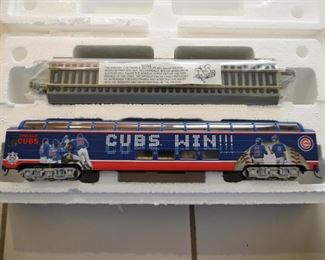 Chicago Cubs World Series Commemorative Train Set (by Hawthorne Village)