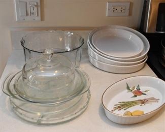 Baking Dishes, Glass Bowls & Platters, Cheese Dome