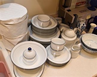 Blue & White China Set (Bavaria, Germany)
