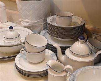 Blue & White China Set (Bavaria, Germany)