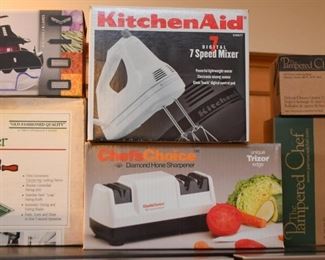 KitchenAid Hand Mixer, Knife Sharpener