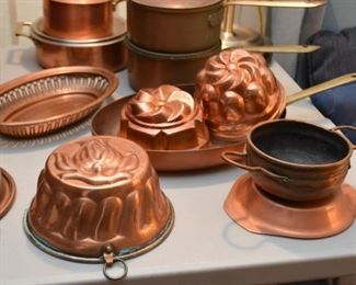 Copper Pans & Molds