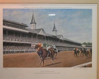 Framed Horse Racing Prints