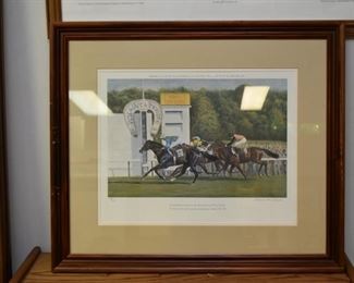 Framed Horse Racing Prints