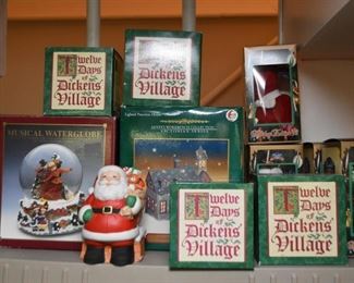 Charles Dickens' Village Christmas Decor