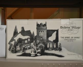 Charles Dickens' Village Christmas Decor