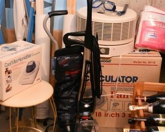 Vacuum Cleaner, Humidifiers, Fans, Etc.