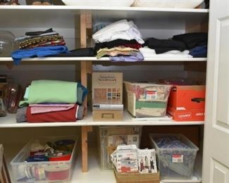 2 Closets Full of Craft Supplies