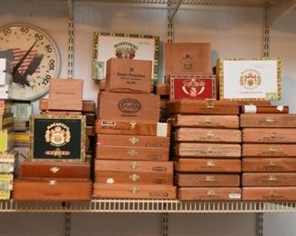 Lots of Cigar Boxes