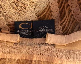Lots of wigs. Christine Jordan 100% human hair