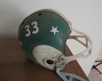 Vintage football helmet