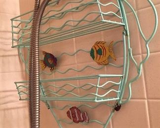 Fish Metal Bathroom Shampoo Holder