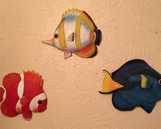 Assorted Fish Wall Plaques