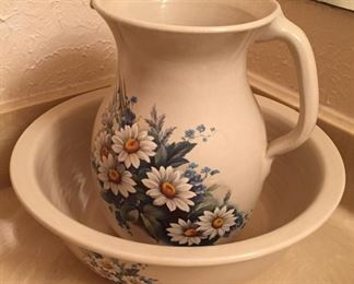 Pitcher and Wash Basin