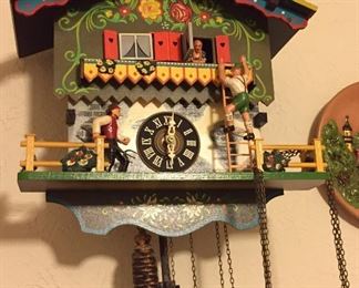 German Cuckoo Clock Weighted