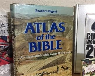 Oak Bookcase, Assorted Books