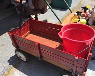 Red Wagon, Mop Bucket
