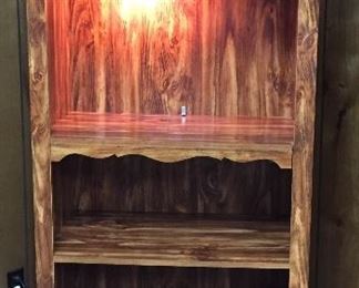 Lighted Entertainment Center Three Sections