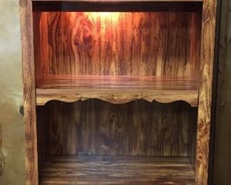 Lighted Entertainment Center Three Sections