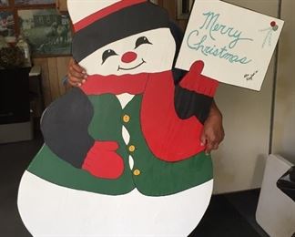 Wooden Snow Man ….. aka Joe 
