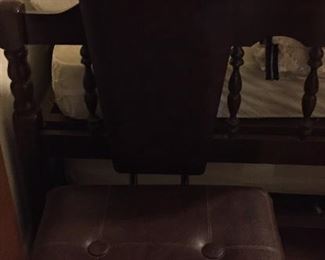 Pearl Wick Long Island Mid Century Modern Men's Valet Chair